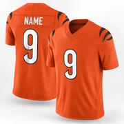 CNBG Orange Custom Alternate Jersey - customizable name and number, image 1