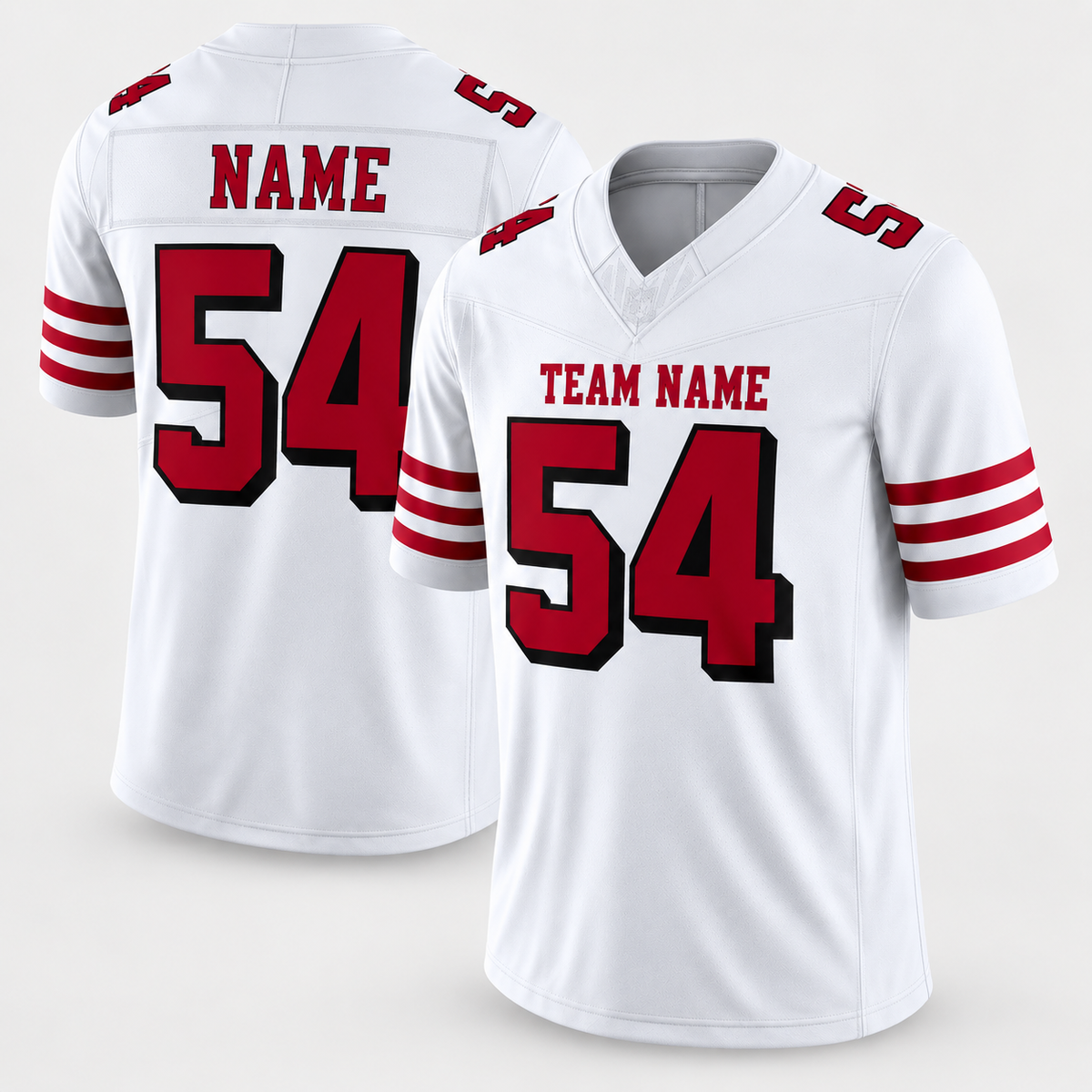 SF49 White Custom Alternate Jersey