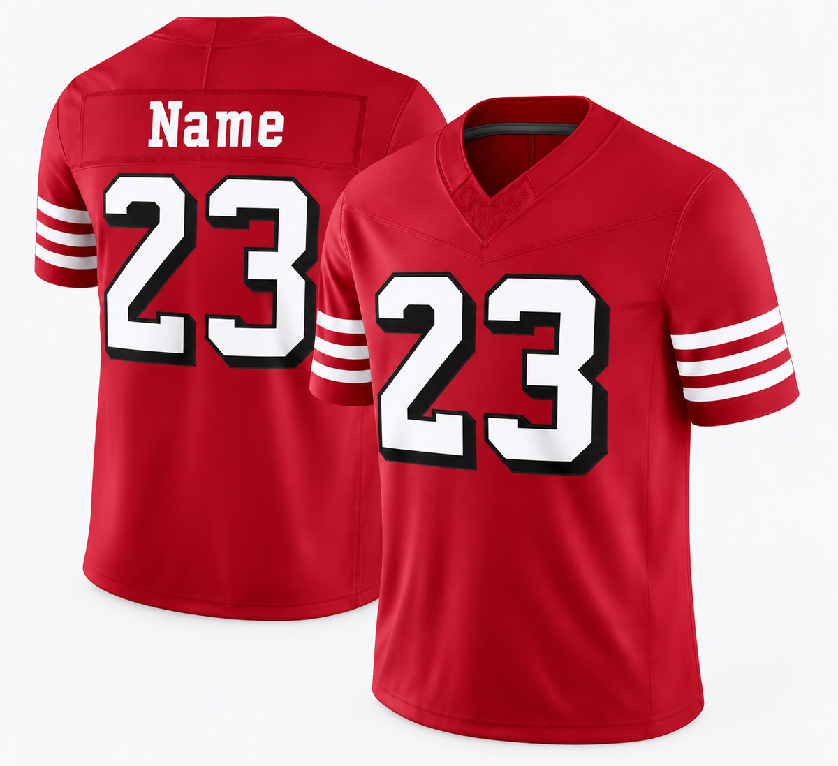 SF49 Scarlet Custom Alternate Jersey