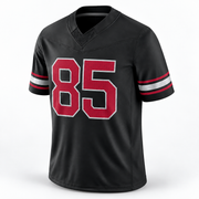 AZCD Black Custom Alternate Jersey - customizable name and number, image 2