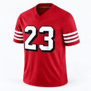SF49 Scarlet Custom Alternate Jersey - customizable name and number, image 2