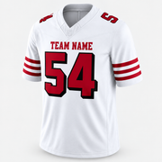 SF49 White Custom Alternate Jersey - customizable name and number, image 2