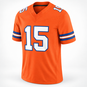 DNBR Orange Custom Alternate Jersey - customizable name and number, image 2