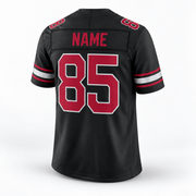 AZCD Black Custom Alternate Jersey - customizable name and number, image 3