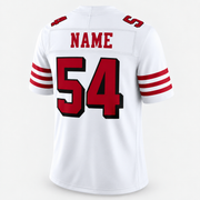 SF49 White Custom Alternate Jersey - customizable name and number, image 3