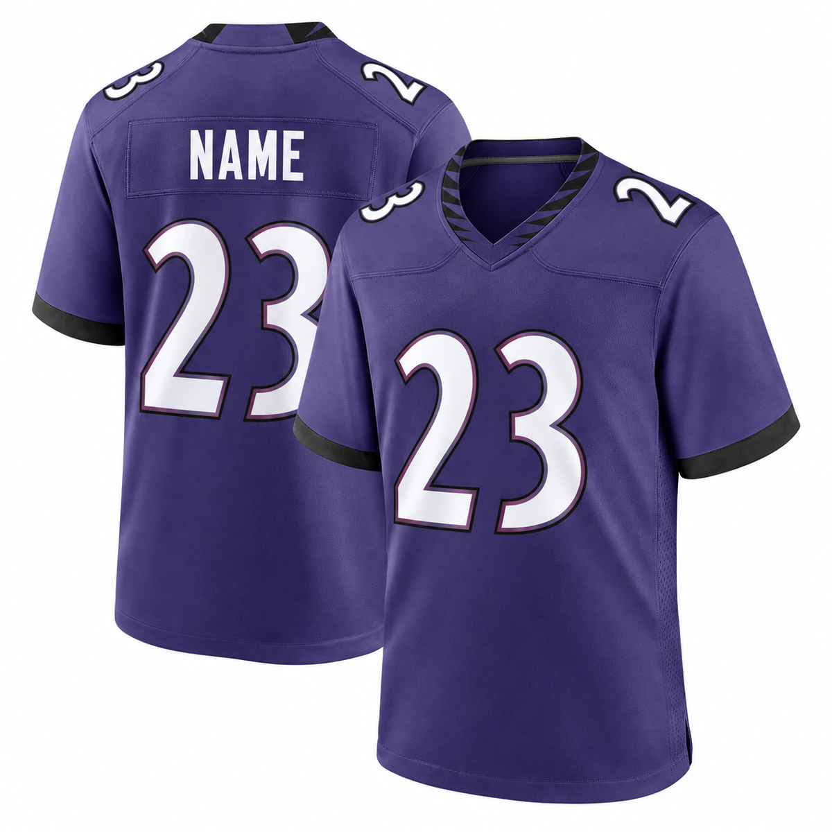 BRPD Purple Custom Name & Number Jersey