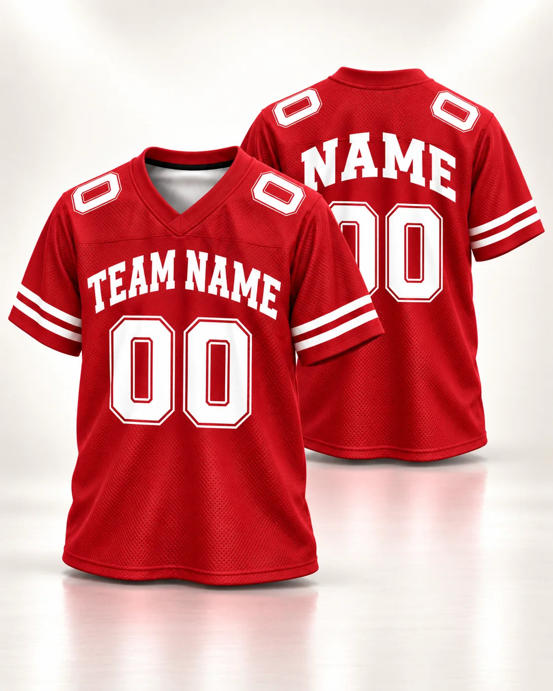 Personalized Team Name & Number Football Jersey Shirt
